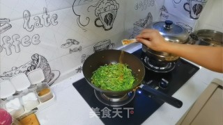 青椒扁豆丝步骤5