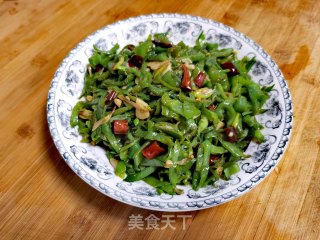 青椒扁豆丝步骤10