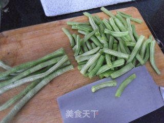 鸡柳烧架豆步骤2