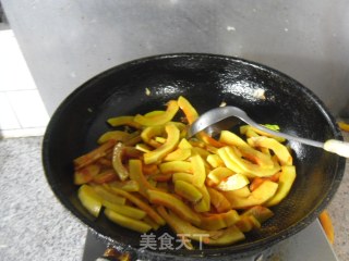 茄汁金瓜条步骤8