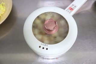 娃娃菜炖豆腐步骤7