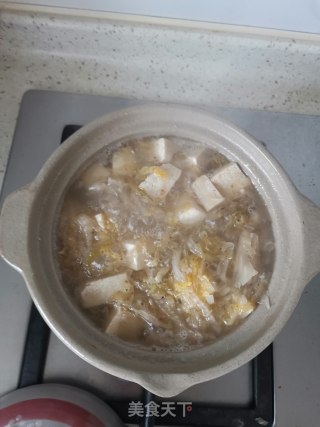 酸菜冻豆腐砂锅步骤4