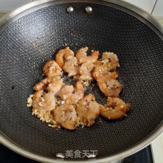 虾仁炒丝瓜步骤5