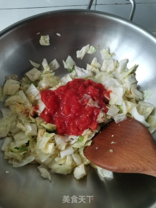 酸辣卷心菜步骤5