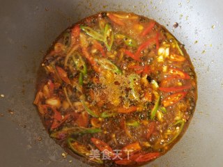 青红椒炒毛肚步骤11