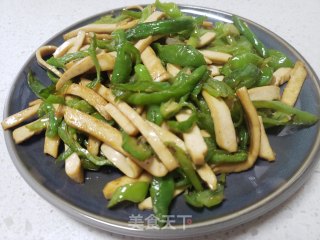 尖椒炒豆干步骤5