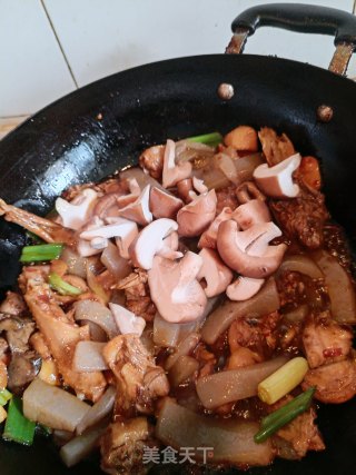 扁豆烧鸭步骤3