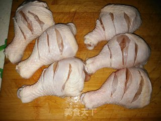 电饭锅奥尔良烧鸡腿步骤2