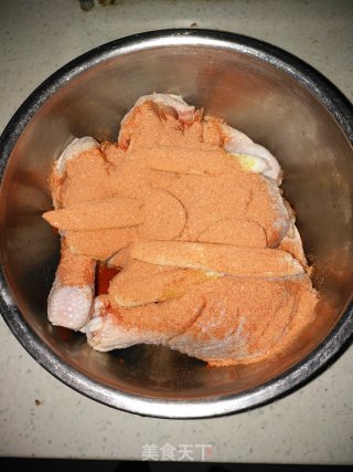 电饭锅奥尔良烧鸡腿步骤5