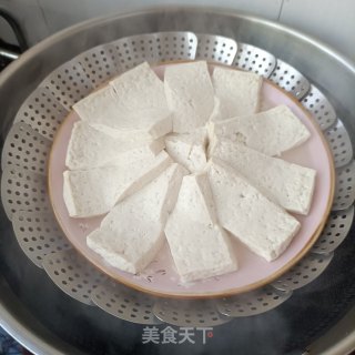 韭苔肉末蒸豆腐步骤13