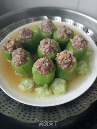 丝瓜酿肉盅步骤11
