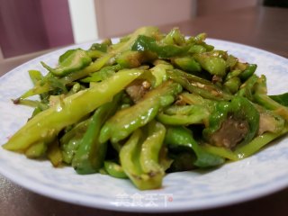 尖椒炒苦瓜步骤4