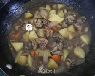 咖喱鸡腿炖土豆步骤12