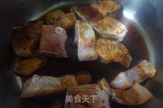 崇明绿茄子炖鱼步骤7