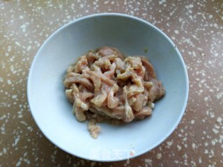 豇豆肉丝炒粉条步骤2