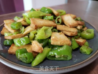 尖椒炒豆腐步骤7