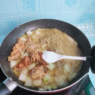 鸡块冬瓜炖粉条步骤11