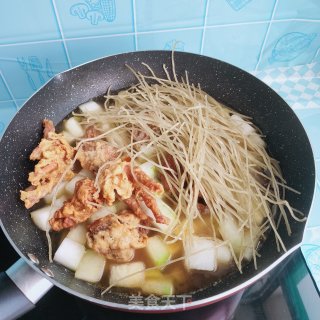 鸡块冬瓜炖粉条步骤10