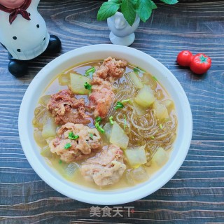 鸡块冬瓜炖粉条步骤13
