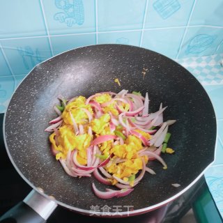 土鸡蛋洋葱步骤6