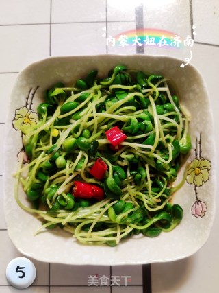 蚝油豆苗步骤5