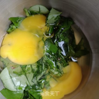 土人参煎蛋步骤3