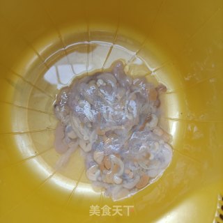 丝瓜炒海参花步骤8