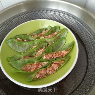 扁豆酿肉步骤9