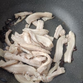 韭苔回锅肉步骤13
