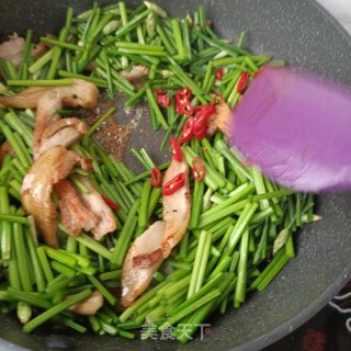 韭苔回锅肉步骤18