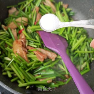 韭苔回锅肉步骤19