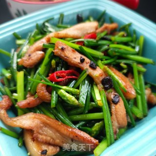 韭苔回锅肉步骤21