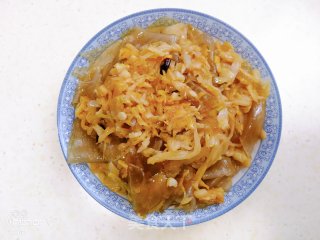 酸菜炒粉皮 步骤8