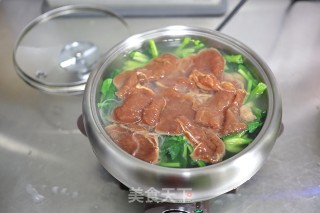 蚝油牛肉菠菜粉丝步骤6