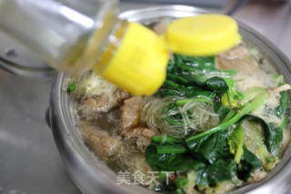 蚝油牛肉菠菜粉丝步骤8