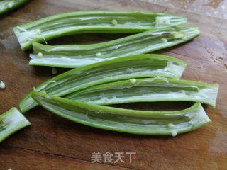 秋葵酿虾滑步骤5