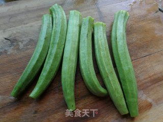 秋葵酿虾滑步骤3
