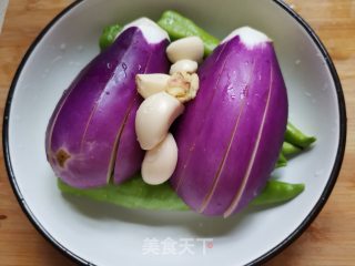 辣椒蒸茄子步骤4