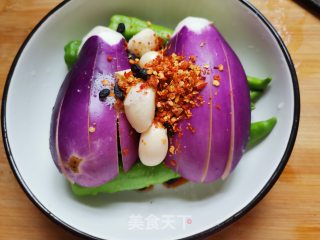 辣椒蒸茄子步骤8