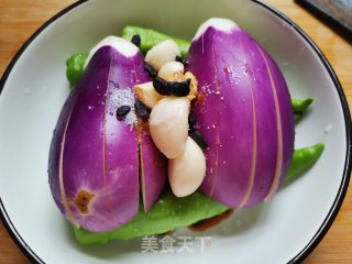 辣椒蒸茄子步骤7