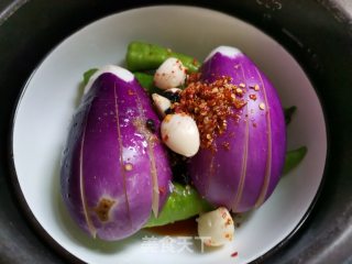 辣椒蒸茄子步骤10