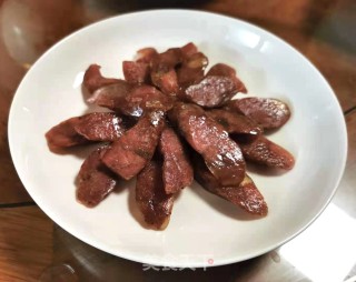 香煎麻辣肠步骤5