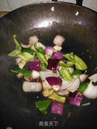 白玉菇炒鸡蛋步骤7