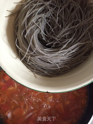 西红柿肉丸粉条步骤7
