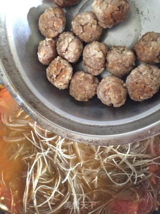 西红柿肉丸粉条步骤8