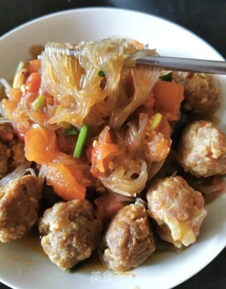 西红柿肉丸粉条步骤10