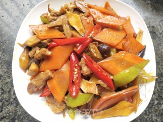 鸡枞菌炒肉丝步骤13
