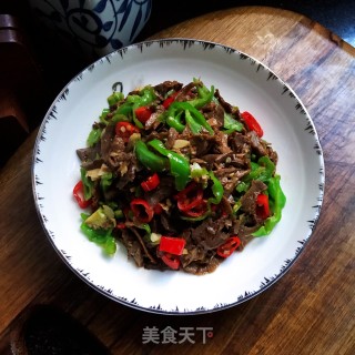 青红椒炒烟笋步骤10