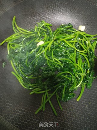 素炒红薯叶步骤4