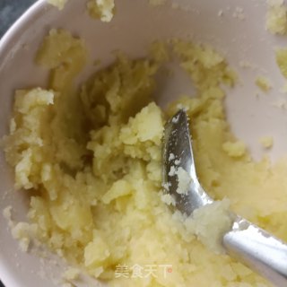 培根煎土豆泥步骤2